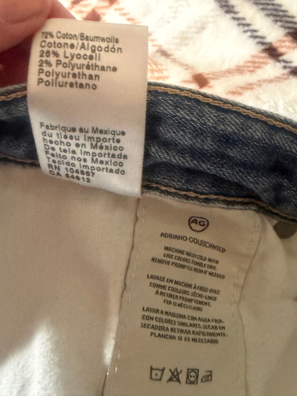 Ag Adriano Goldschmied ex boyfriend slim jeans size 33. Broken in perfection. - Picture 6 of 13
